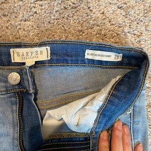 Harper Heritage HR Light Distressed Skinny Jeans